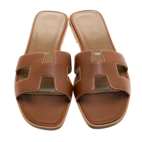 hermes flat sandals.